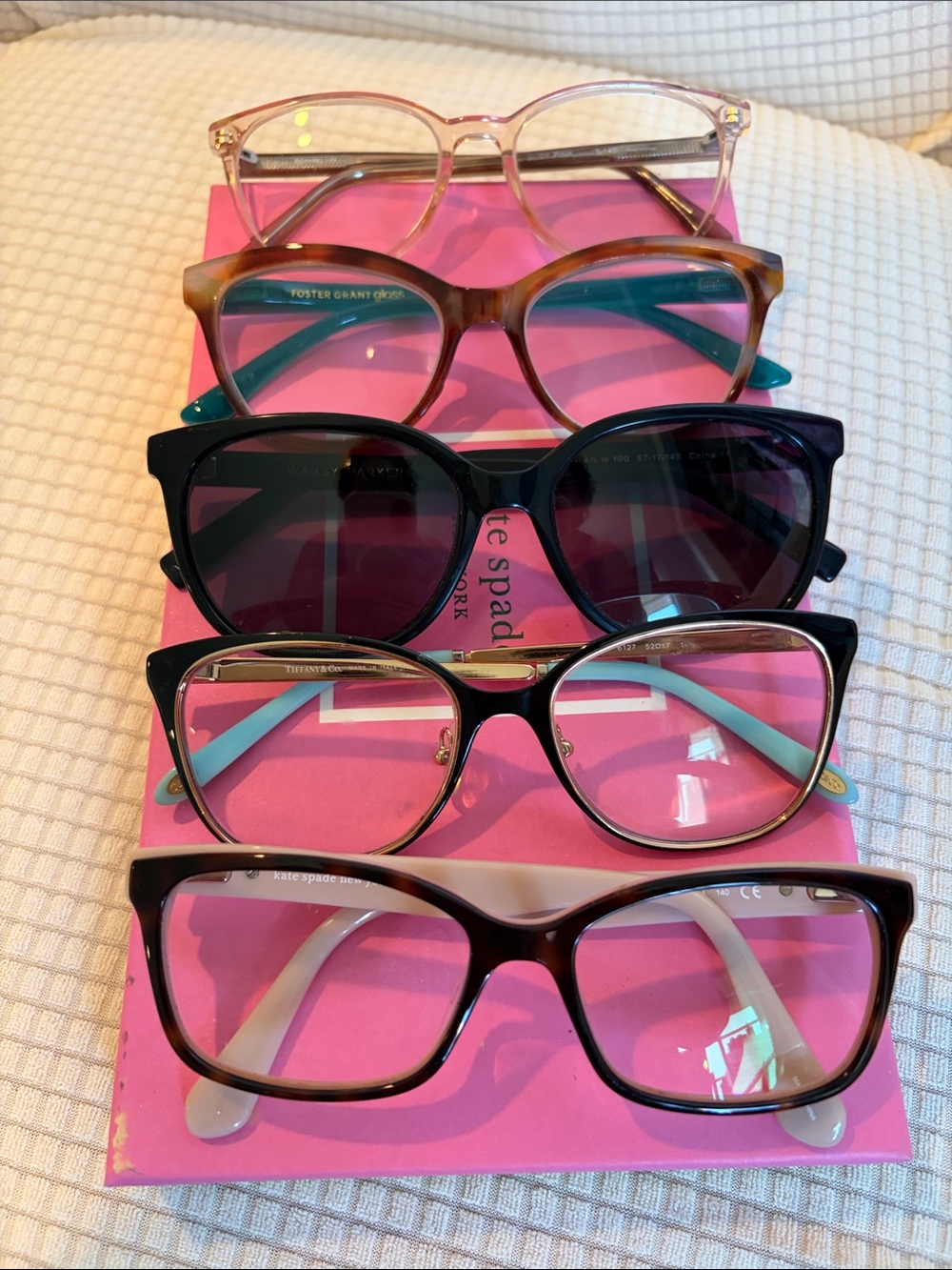 5-Pair Designer Eyeglasses & Sunglasses Lot